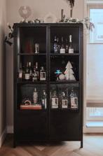 Castello metalen vitrinekast met glazen deuren, Huis en Inrichting, Kasten | Vitrinekasten, Ophalen, Met deur(en), 100 tot 150 cm