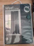Nieuw groen velvet gordijn, 100 tot 150 cm, 200 cm of meer, Nieuw, Ophalen of Verzenden