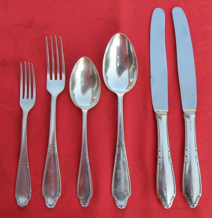 Gero 90 verzilverd model 454, losse bestekdelen, Antiek en Kunst, Antiek | Bestek, Ophalen of Verzenden