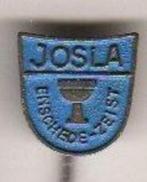 Speldje JOSLA ENSCHEDE ZEIST SANITAIRGROOTHANDEL SLAGER, Verzamelen, Speldjes, Pins en Buttons, Verzenden, Gebruikt, Overige onderwerpen