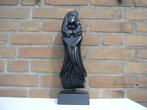 "LADY in BLACK" - sierlijk beeld, steen, zwart., Antiek en Kunst, Ophalen