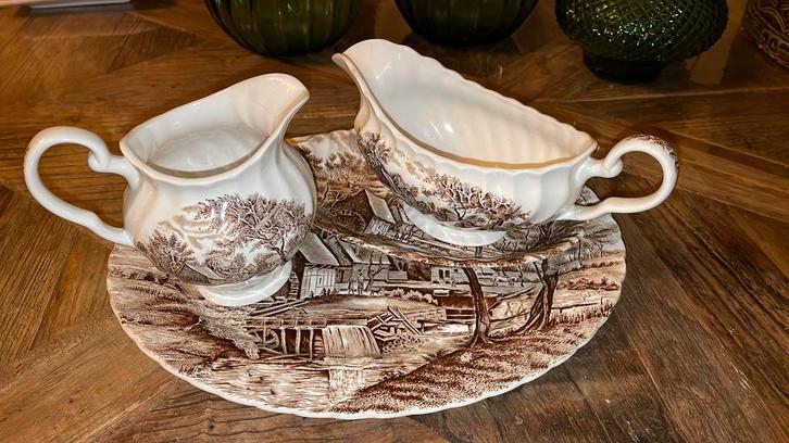 Johnson Brothers Watermill Schalen en sauskommen, Antiek en Kunst, Antiek | Schalen, Ophalen of Verzenden