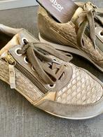 J305 Gabor Comfort maat 38,5 H leren sneakers gympen beige, Beige, Gabor, Ophalen of Verzenden, Sneakers of Gympen