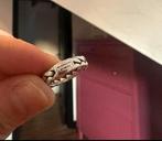 Buddha pinkring maat 14, Sieraden, Tassen en Uiterlijk, Ringen, Ophalen of Verzenden, Zo goed als nieuw, Zilver, Dame