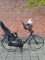 Gazelle bloom moederfiets met yepp zitjes in nieuwstaat, Fietsen en Brommers, Fietsen | Dames | Moederfietsen, Ophalen, 2 zitjes
