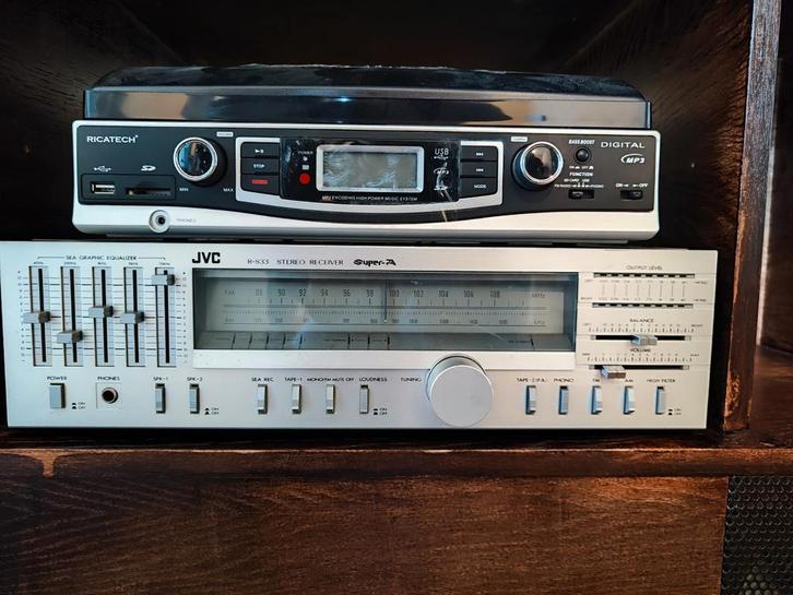 JVC Versterker & Ricatech Music System, Audio, Tv en Foto, Stereo-sets, Gebruikt, JVC, Ophalen