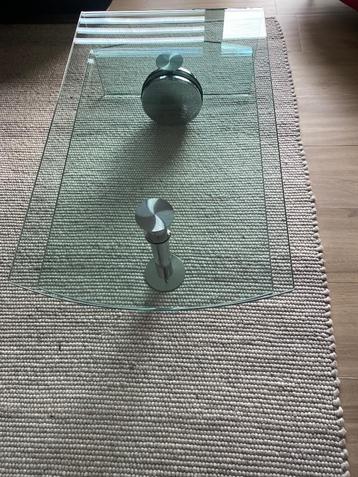 Glazen salontafel  beschikbaar voor biedingen