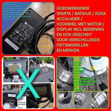 ACCULADER,DISPLAY,BEDIENING,MOTOR INCL WIEL,CONTROLLER,DOCKI beschikbaar voor biedingen