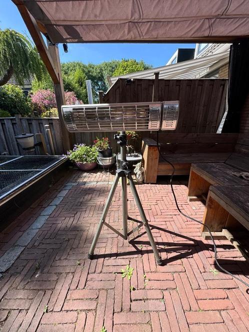 Eurom Golden 2000 Ultra RCD terrasverwarmer (2000 W) – incl., Tuin en Terras, Terrasverwarmers, Gebruikt, Elektrisch, Vloer, Ophalen of Verzenden
