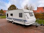 Hobby 560 KMFE - schoon - mooi - praktisch - alles werkt, Caravans en Kamperen, Rondzit, Hobby, Frans bed, Particulier
