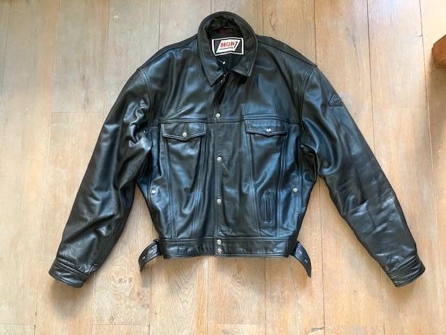 MQP leder jack/ (motor) jas XXL, Motoren, Kleding | Motorkleding, Jas | leer, Heren, Tweedehands, Ophalen of Verzenden