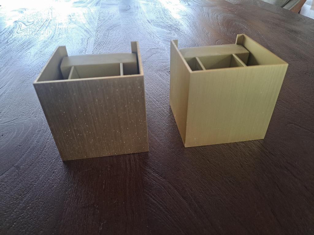 2x Lumidora Rietveld Licht - Design Lamp, Ophalen, Zo goed als nieuw, Metaal, Design