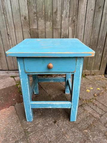 Houten Nachtkastje Slaapkamer Kast Brocante Hout beschikbaar voor biedingen