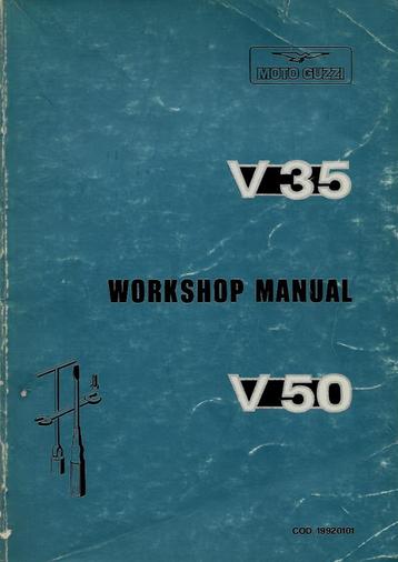 Moto Guzzi V35 V50 workshop manual (5940z)