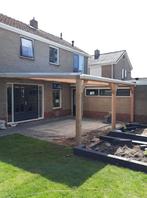 Douglas, Lariks Veranda / Terrasoverkapping, Polycarbonaat., 200 tot 400 cm, 3 ramen of meer, 250 tot 500 cm, Overige typen