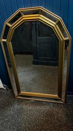 Prachtige vintage gouden spiegel, Ophalen, Zo goed als nieuw, Rechthoekig, Minder dan 100 cm
