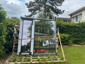 Kunststof kozijn met Trippel HR glas inclusief deur beschikbaar voor biedingen