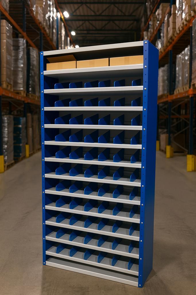 Vakkenkast met verdeelschotten 198x100x30cm Nieuw!, Zakelijke goederen, Kantoor en Winkelinrichting | Magazijn, Stelling en Opslag