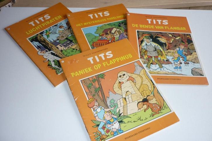 Willy Vandersteen: TITS: 4 delen, Boeken, Stripboeken, Gelezen, Meerdere stripboeken, Ophalen of Verzenden
