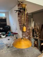 Bijzondere pencil reed counterweight hanglamp., Huis en Inrichting, Lampen | Hanglampen, Gebruikt, Bohemian retro design italiaans