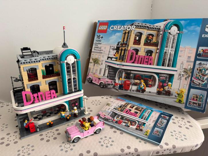 LEGO Creator Expert - Downtown Diner - 10260, Kinderen en Baby's, Speelgoed | Duplo en Lego, Zo goed als nieuw, Ophalen