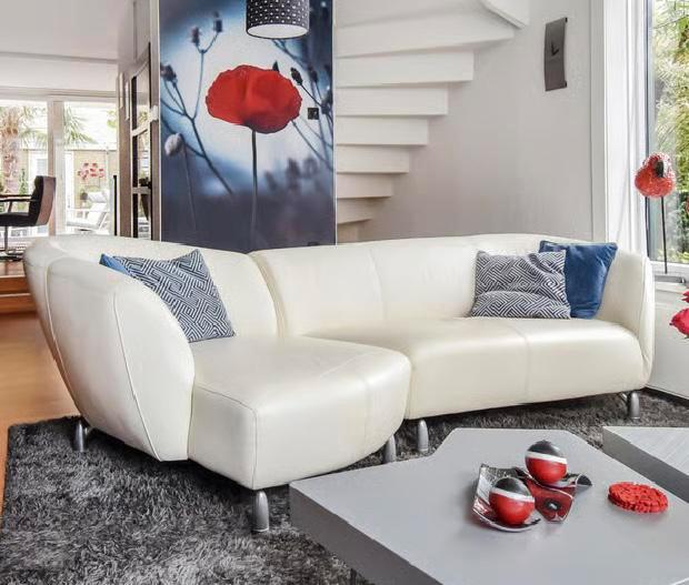 Leolux Pupilla bank – met Chaise, Huis en Inrichting, Banken | Bankstellen, Zo goed als nieuw, Hoekbank, Vierpersoons of meer