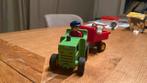 Playmobil 123 boer met tractor en koe, Ophalen of Verzenden, Gebruikt