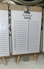 Verjaardagskalender / Schildersezel., Ophalen of Verzenden, Jaarkalender, Nieuw