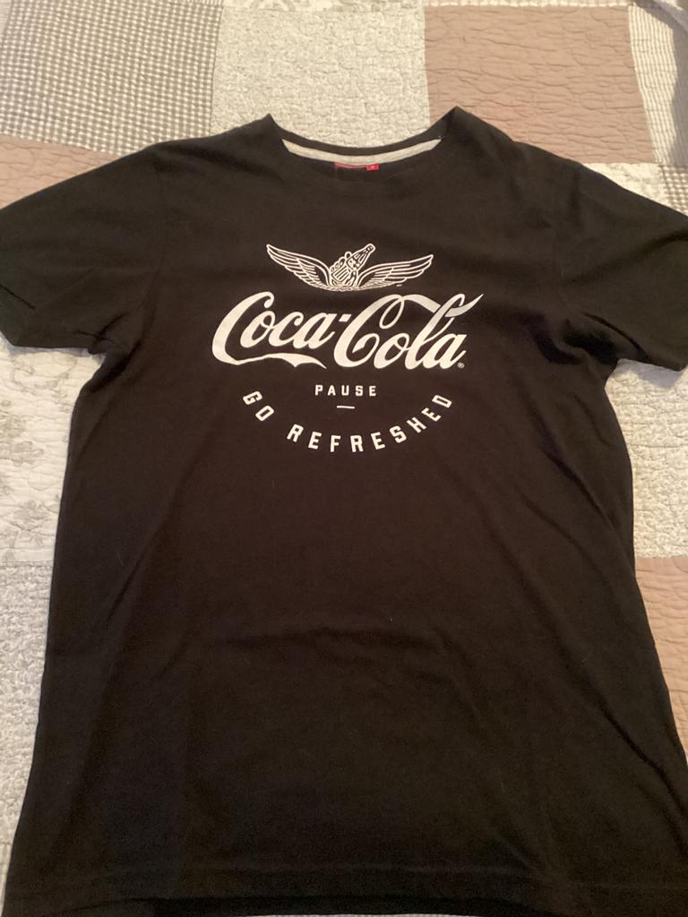 T-Shirt Coca Cola (maat S), Verzenden, Zo goed als nieuw, Gebruiksvoorwerp