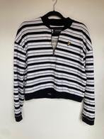 Lyle & Scott gestreepte trui cropped maat L, Lyle & Scott, Wit, Maat 42/44 (L), Ophalen of Verzenden