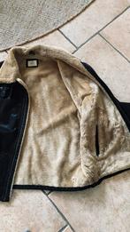 Greyes Leren Pilotenjas Bomberjas 2XL - Nieuw!, Kleding | Heren, Jassen | Winter, Ophalen of Verzenden, Nieuw, Overige maten, Zwart