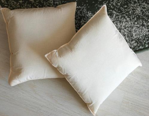 2 Binnenkussens - 30 x 30 cm, Huis en Inrichting, Woonaccessoires | Kussens, Nieuw, Wit, Vierkant, Ophalen of Verzenden