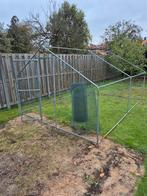 Kippenren 4 x 3 meter, Ophalen of Verzenden, Gebruikt, IJzer, Tuinhek