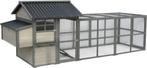 Kippenhok Zivo Cottage Grijs, Dieren en Toebehoren, Pluimvee | Toebehoren, Ophalen of Verzenden, Nieuw, Kippenhok of Kippenren