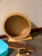 Pakket hamster spullen rad Loop wiel huisje hout, Ophalen, Zo goed als nieuw, Loopwiel of Rad