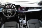 Audi A3 Sportback 40 TFSIe |3x S-Line | Camera| Sfeerverlich, Auto's, Audi, Zwart, 4 cilinders, 1535 kg, Leder en Stof