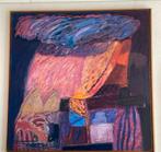 Baldin schilderij uit 1992 ( 1x1 meter)., Ophalen of Verzenden