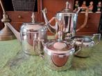 Vintage RVS Koffiepot, Theepot & Rooster - Zeer Goed!, Ophalen of Verzenden