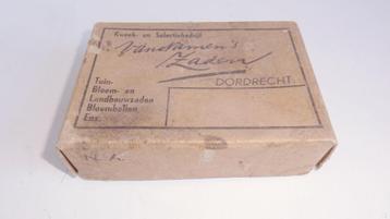 Doosje, van Namen Zaden, zaadhandel Dordrecht 1924