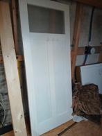 Nieuwe paneeldeur met glas stomp binnendeur, Doe-het-zelf en Verbouw, Deuren en Horren, Ophalen, 80 tot 100 cm, Binnendeur, Nieuw