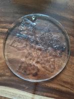 Vintage Glazen Raamhanger met Bladmotief, Huis en Inrichting, Ophalen of Verzenden, Zo goed als nieuw