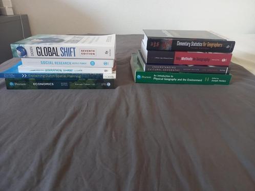 Studieboeken Human Geography and Planning (Sociale Geografie, Boeken, Studieboeken en Cursussen, Zo goed als nieuw, WO, Gamma