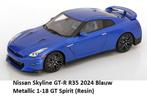 Nissan Skyline GT-R R35 2024 Blauw Metallic 1-18 GT Spirit (, Hobby en Vrije tijd, Modelauto's | 1:18, Overige merken, Tschuiten@hotmail.com