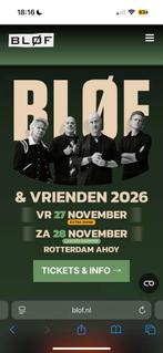 Blof en vrienden ticket rotterdam ahoy 28 nov, Tickets en Kaartjes, Eén persoon