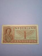 1 gulden muntbiljet Wilhelmina uit 1949 in ZF, Postzegels en Munten, Bankbiljetten | Nederland, Ophalen of Verzenden, 1 gulden