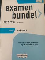 Examenbundel havo Wiskunde A, Verzenden, Zo goed als nieuw, HAVO, Wiskunde A