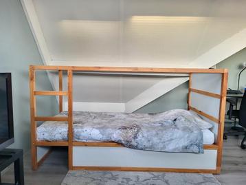 Gratis! Ikea KURA Keerbaar Bed 90x200 Grenen/Wit beschikbaar voor biedingen