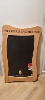 Groot reclamebord La Chouffe bar bier mancave bord hout, Ophalen of Verzenden, Gebruikt, Reclamebord