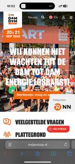 10 miles / 16 km dam tot damloop, Eén persoon
