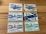 6 suikerzakjes Winschoten, stationsrestauratie, Verzamelen, Suikerzakjes, Ophalen of Verzenden